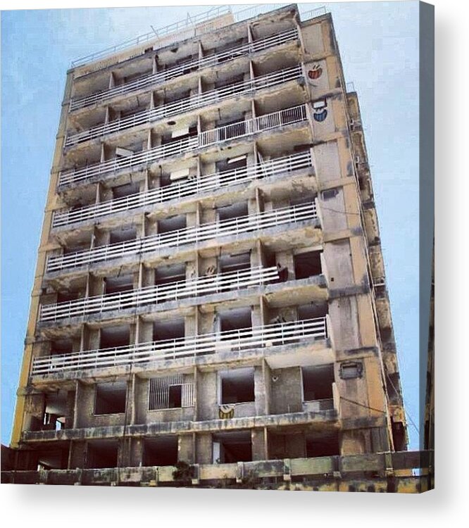 Palestine Acrylic Print featuring the photograph Abandoned In Yaffa #architecture by Wtd Magazine