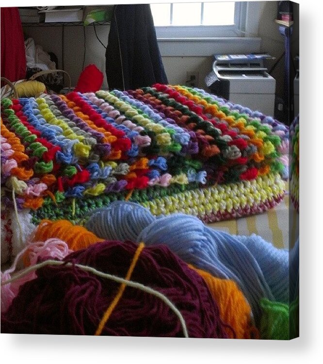  Acrylic Print featuring the photograph Afghan Goodness by Robin Mead