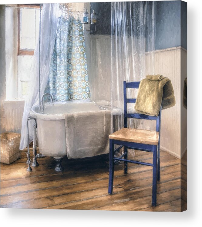 Interior Photography Acrylic Print featuring the photograph Afternoon Bath by Scott Norris