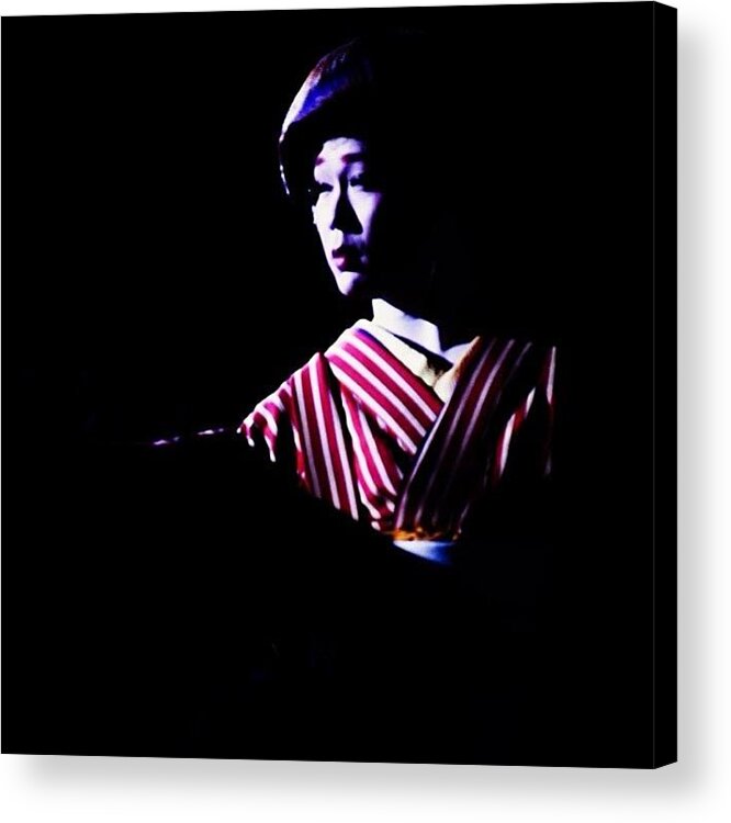  Acrylic Print featuring the photograph Akito Hibiki, Taishu Engeki Actor by Roberto Maxwell