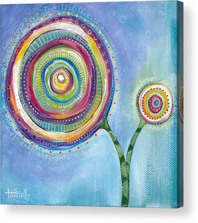 Hope Acrylic Print featuring the painting All You Need Is Love by Tanielle Childers