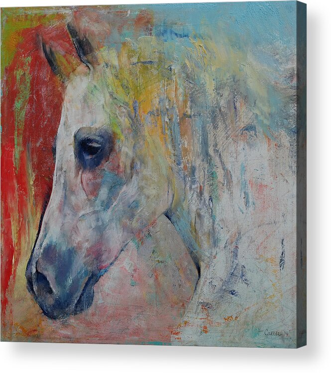 Art Acrylic Print featuring the painting Arabian by Michael Creese