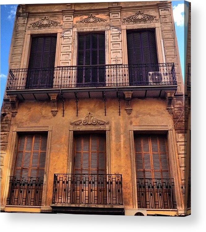 Building Acrylic Print featuring the photograph #architecture...
the Ambience Of by Balearic Discovery