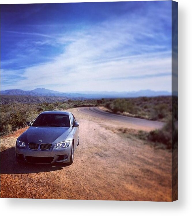 Car Acrylic Print featuring the photograph #az #arizona #car #auto #bmw by Shawn Hope