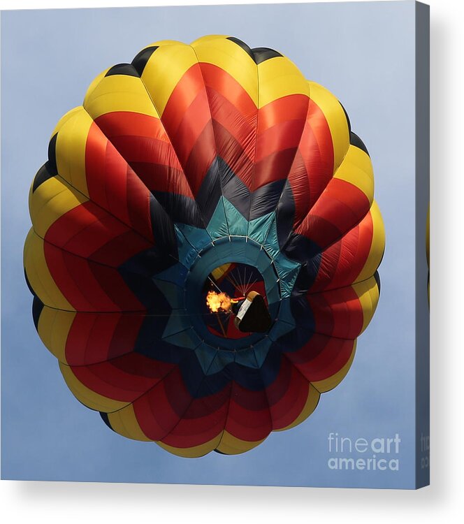 Balloon Acrylic Print featuring the photograph Balloon Square 3 by Carol Groenen