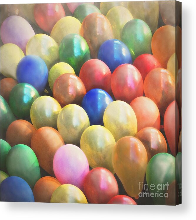 Balloons Acrylic Print featuring the photograph Balloons by Cindy Garber Iverson