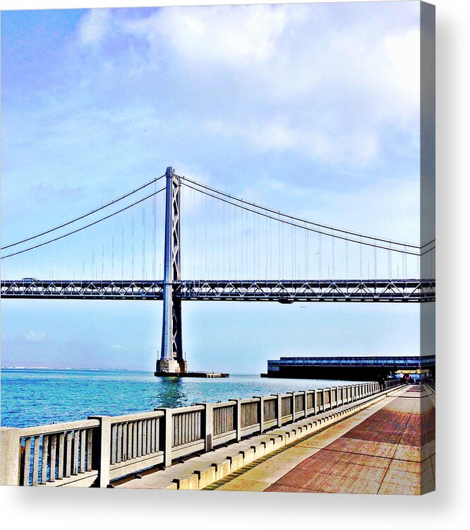 Bay Bridge Acrylic Print featuring the photograph Bay Bridge by Julie Gebhardt
