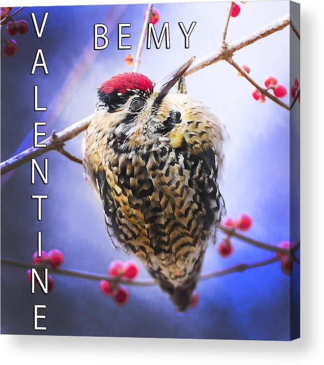 Be My Valentine Acrylic Print featuring the photograph Be My Valentine by Randall Branham