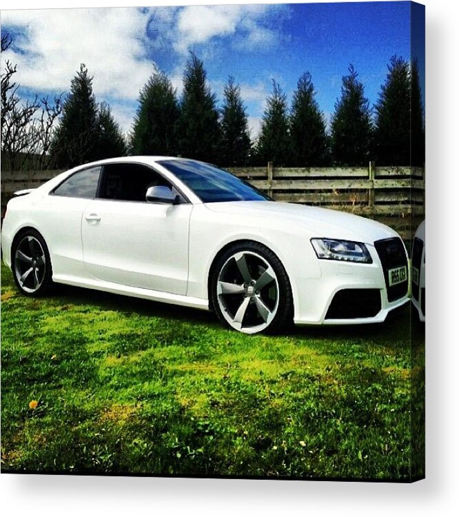 Alloys Acrylic Print featuring the photograph #beast #amazing #favourite #car #audi by Nathan Snowden