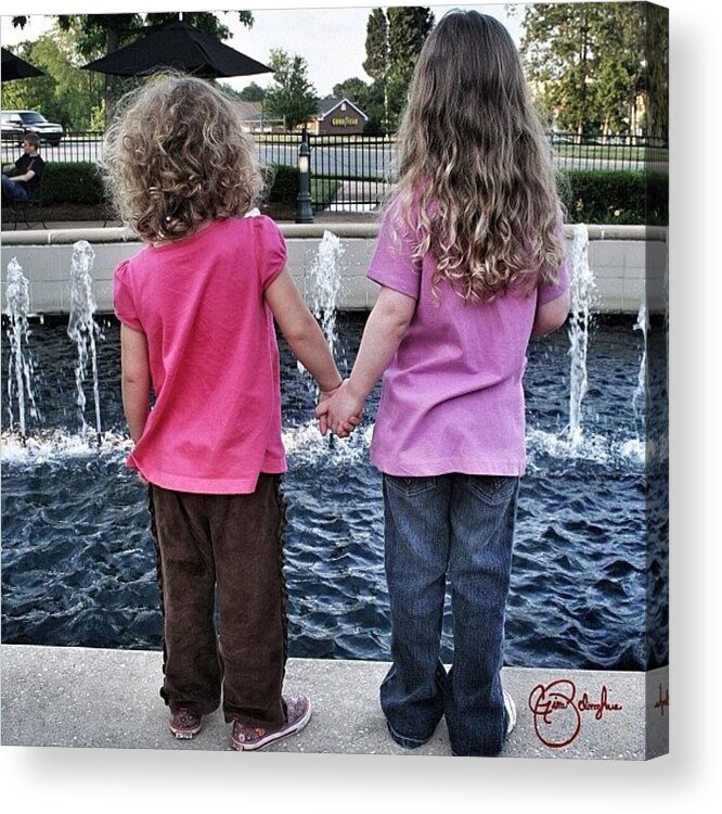 Water Acrylic Print featuring the photograph Beauty of Friends by Gina ODonoghue