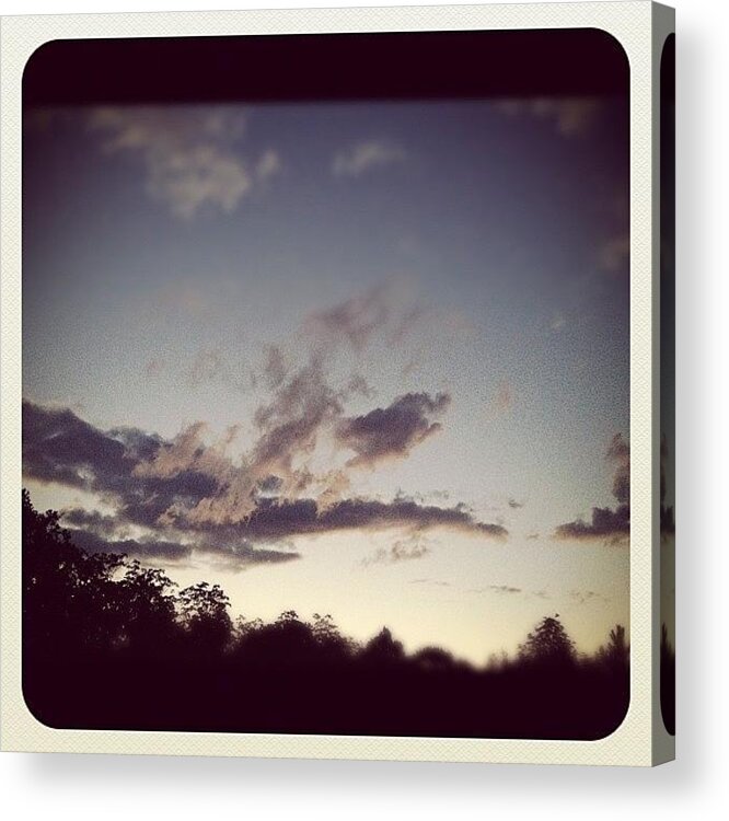Sky Acrylic Print featuring the photograph Before the dark by Armando Costantino