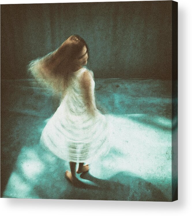 Texture Acrylic Print featuring the photograph Bianca's Joy by Roswitha Schleicher-schwarz