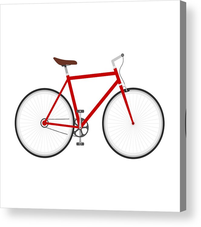 Bicycle Seat Acrylic Print featuring the photograph Bicycle illustration by Flavio Coelho