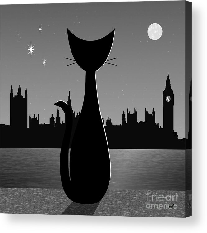 London Acrylic Print featuring the digital art Big Ben by Donna Mibus