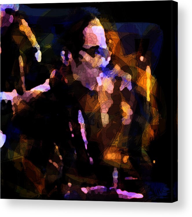 Bill Evans Acrylic Print featuring the painting Bill by John Allen