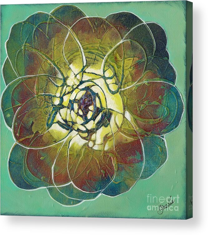 Spirit Acrylic Print featuring the painting Bloom III by Shadia Derbyshire