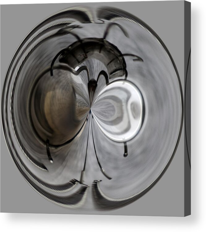 Light Projector Acrylic Print featuring the photograph Blown Out Filament by Tikvah's Hope