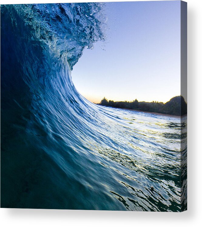 Water Acrylic Print featuring the photograph Blue envelope - part 1 of 3 by Sean Davey