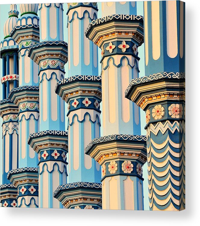 Art Acrylic Print featuring the photograph Blue Mosque by Baxsyl