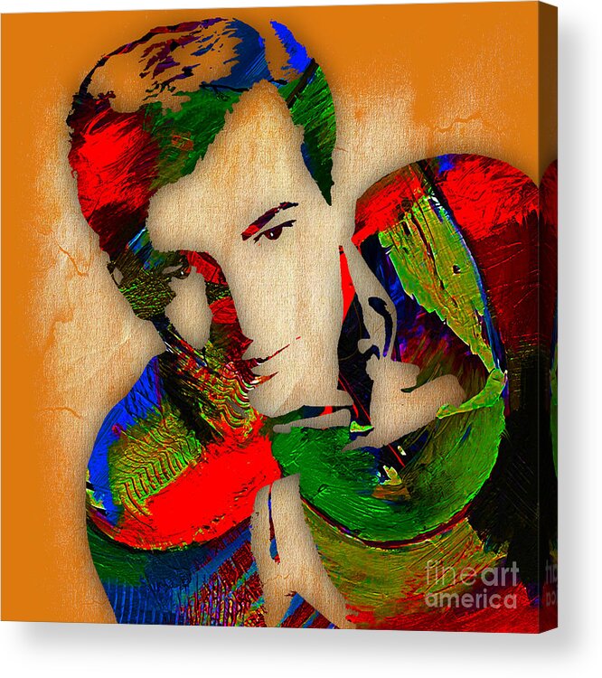 Bobby Darin Acrylic Print featuring the mixed media Bobby Darin Collection by Marvin Blaine