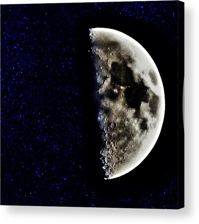 Moon Acrylic Print featuring the photograph Broken by Marianna Mills