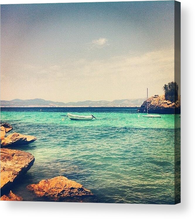  Acrylic Print featuring the photograph Cala Blava/ Palma De Mallorca by Fernanda Picotez