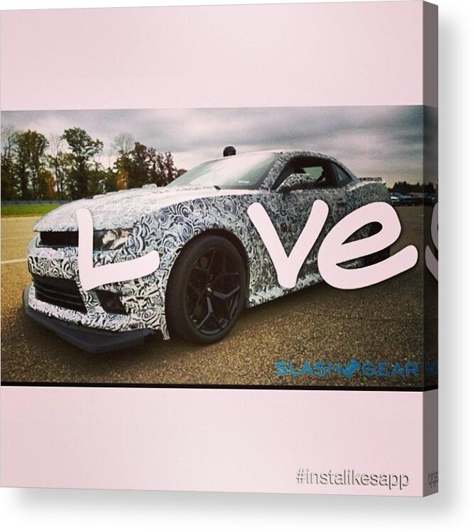 Love Acrylic Print featuring the photograph Camaro! #camaro #carsranger #cars by Shaya Mau5