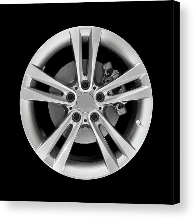 Alloy Wheel Acrylic Print featuring the photograph Car Alloy Wheel by Kenneth-cheung
