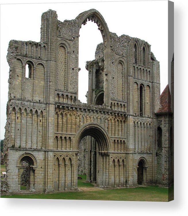 Abbey Acrylic Print featuring the photograph Castle Acre Abbey by Stephanie Grant