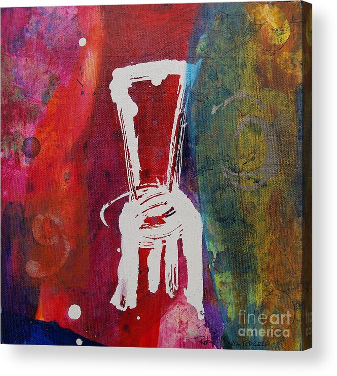 Chair Acrylic Print featuring the painting Chair by Robin Pedrero