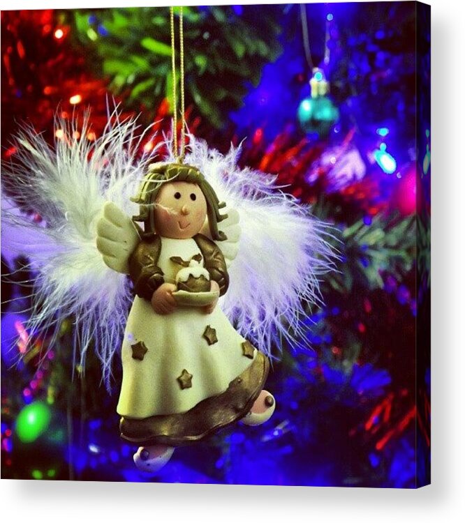 Pritty Acrylic Print featuring the photograph Christmas Angel by Iain Carter