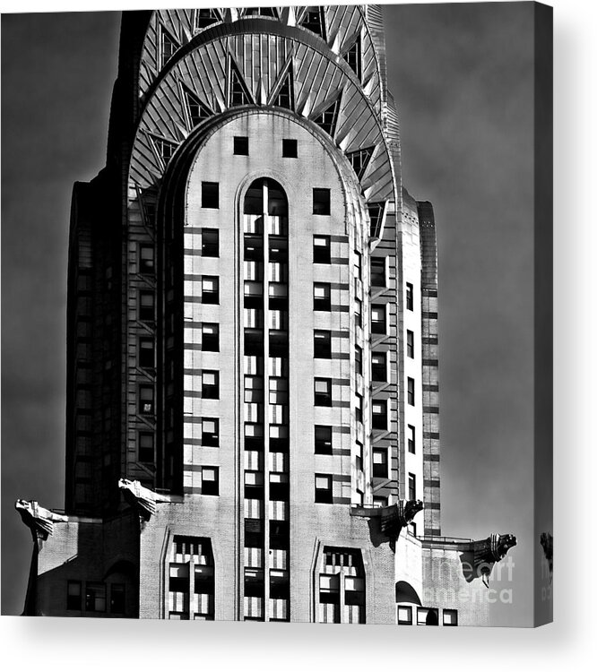 Chrysler Acrylic Print featuring the photograph Chrysler Building by Carlos Alkmin
