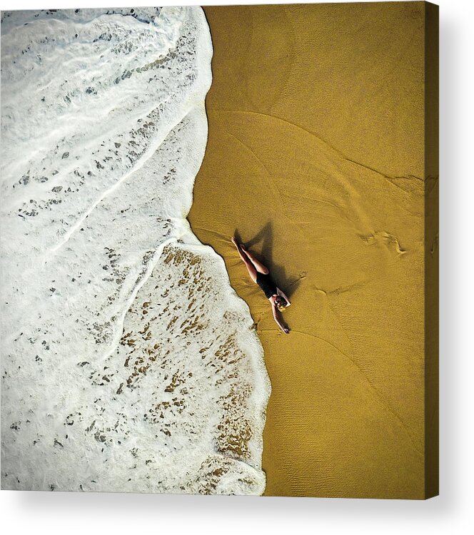 Aerial Acrylic Print featuring the photograph Closer by Ambra