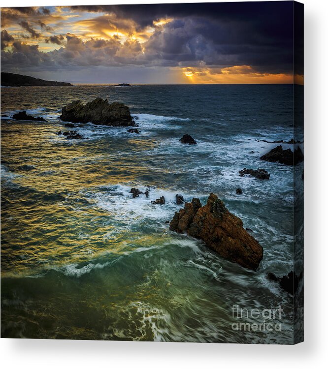 Cobas Acrylic Print featuring the photograph Coast of Ferrol Cobas Galicia Spain by Pablo Avanzini