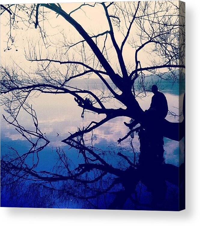 Beautiful Acrylic Print featuring the photograph Cold Shadows by Emanuela Carratoni