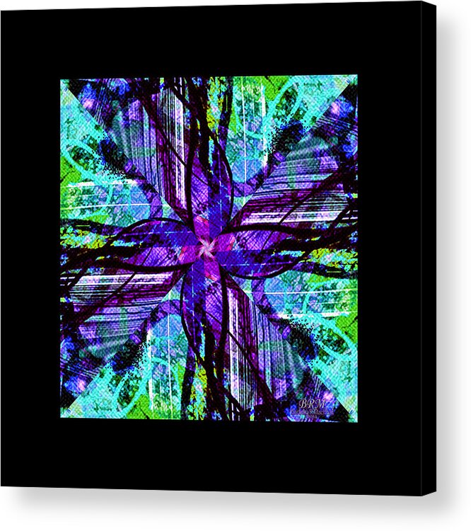 Prints Acrylic Print featuring the photograph ColorLines by Barbara R MacPhail