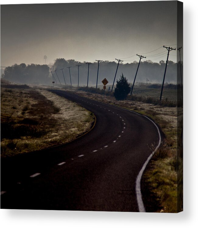 Road Acrylic Print featuring the photograph Crooked by Mark Alder
