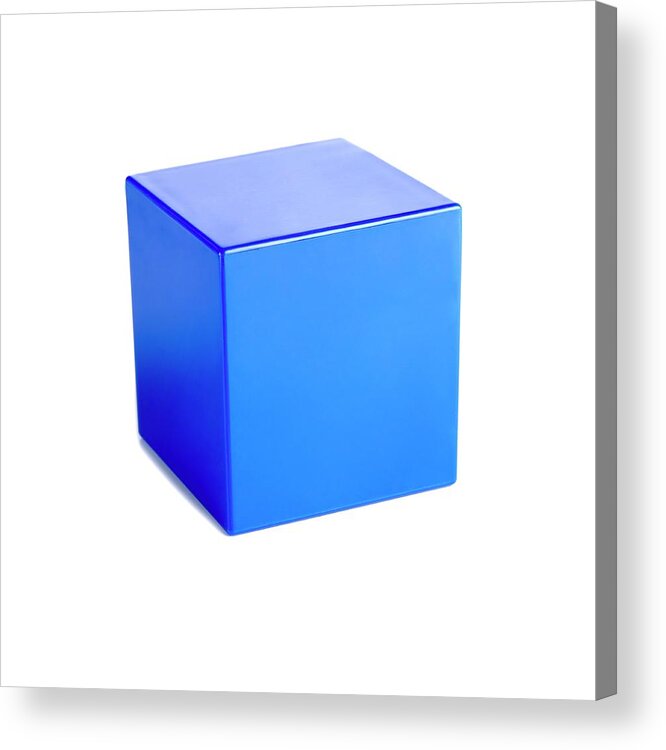 Cube Acrylic Print featuring the photograph Cube by Science Photo Library