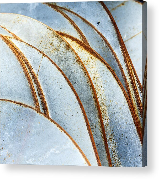 Rust Acrylic Print featuring the photograph Curved Rust by Tony Locke