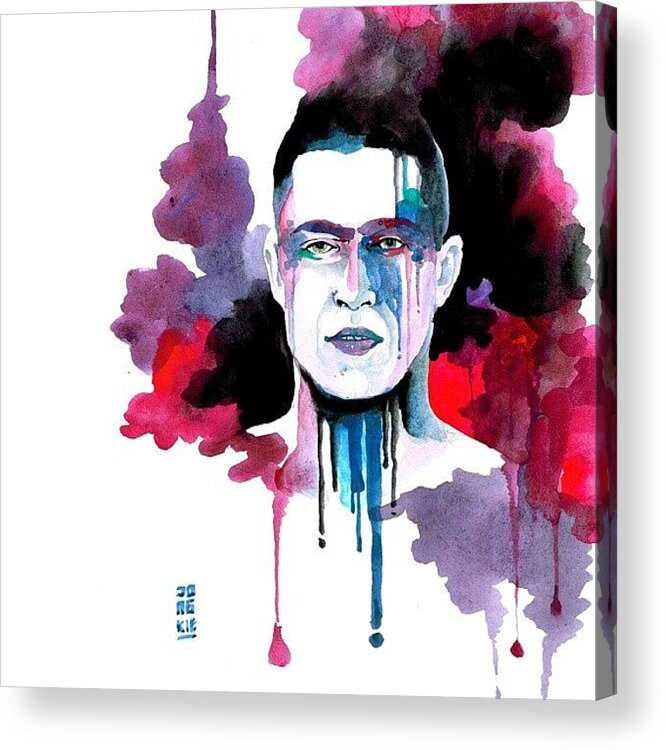 Art Acrylic Print featuring the photograph disappear *watercolors* - *art by Reza Luqman