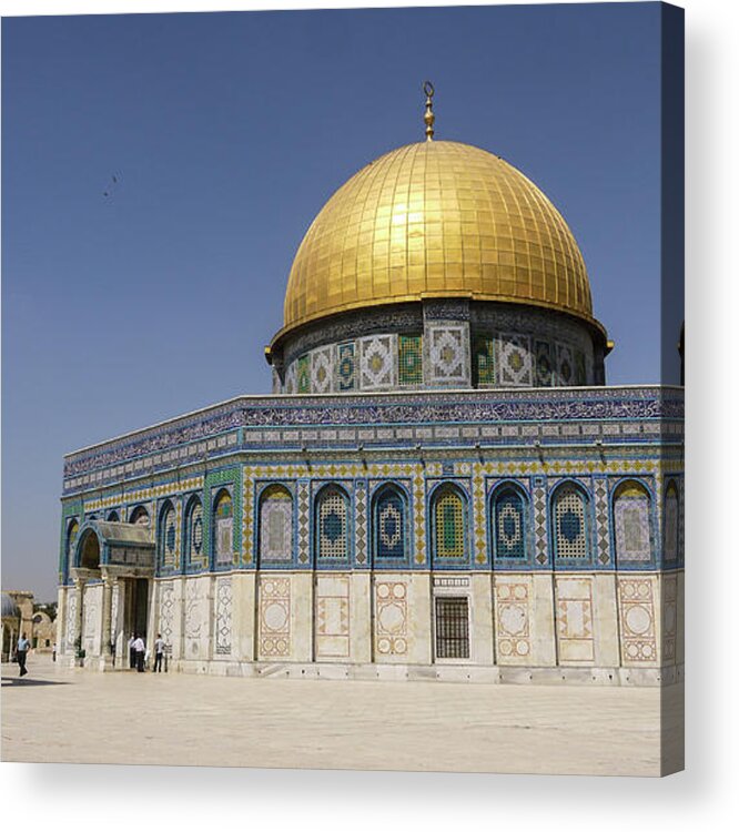 Arch Acrylic Print featuring the photograph Dome Of Rock by Photography By Daniel Frauchiger, Switzerland