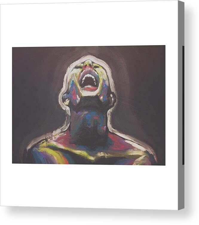 Art Acrylic Print featuring the photograph Pain In Colour by Holly Macie