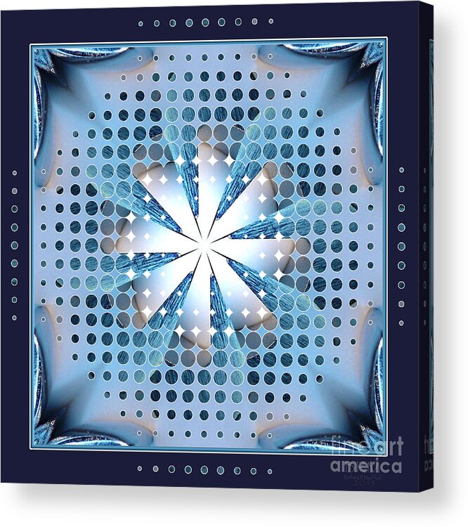 Kaleidoscope Acrylic Print featuring the photograph Dot Dot 1 by Barbara MacPhail