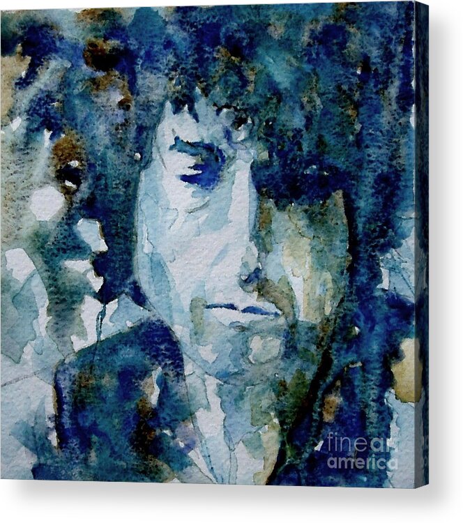 Icon Acrylic Print featuring the painting Dylan by Paul Lovering