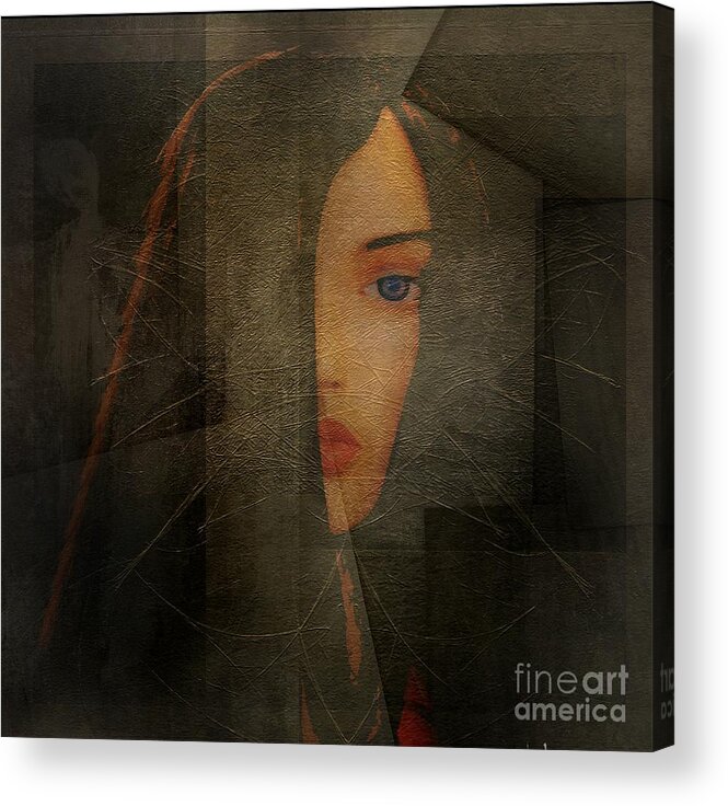 Abstract Acrylic Print featuring the photograph Enigma by Irma BACKELANT GALLERIES
