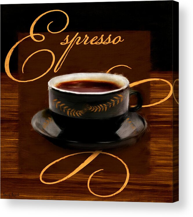 Coffee Acrylic Print featuring the digital art Espresso Passion by Lourry Legarde