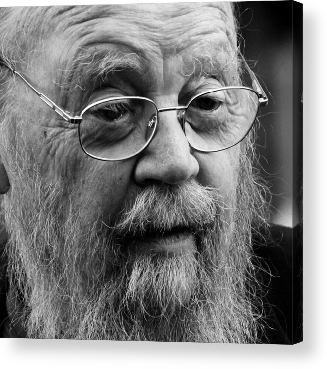 Author Acrylic Print featuring the photograph Farley Mowat by Andrew Fare