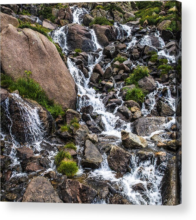 River Acrylic Print featuring the photograph Flowing by Aaron Spong