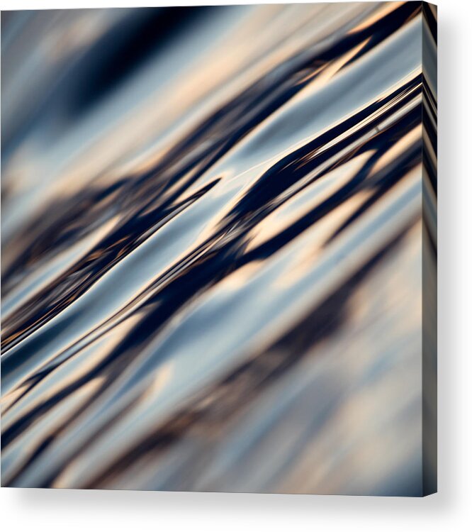Lake Acrylic Print featuring the photograph Flowing Glass by Brad Brizek