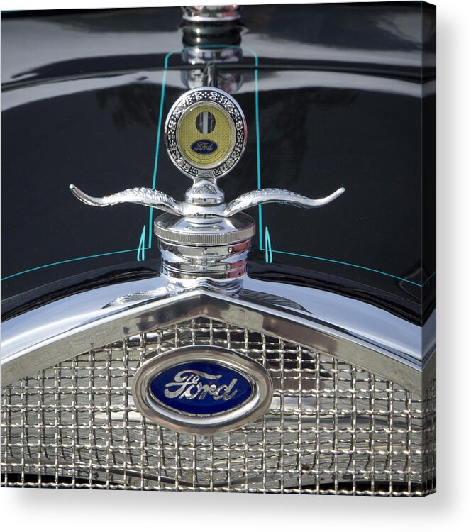 Hot Rod Acrylic Print featuring the photograph Ford by Ron Roberts